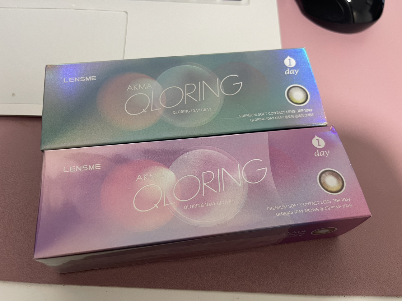 Color eye contact lens x2