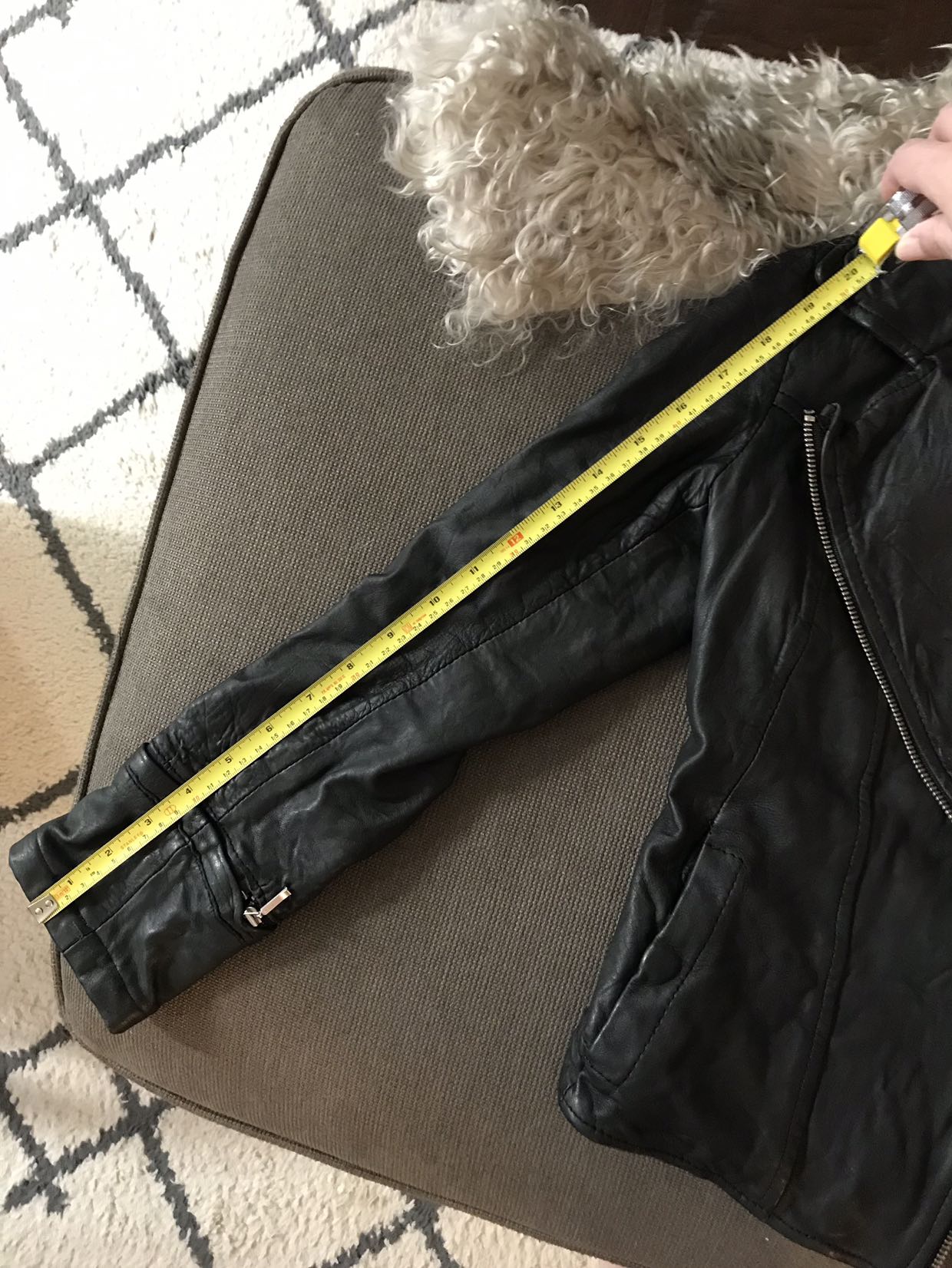 Doma for free people leather moto jacket xs - photo 4