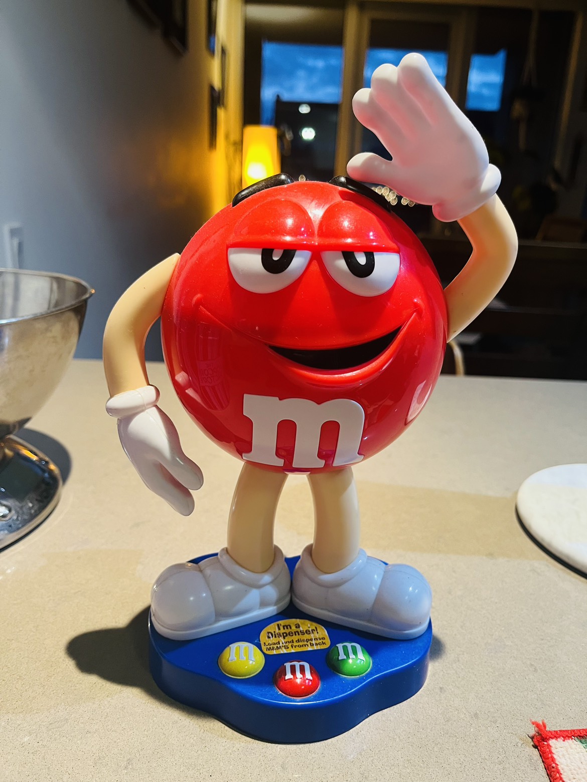 Original m&ms candy dispenser