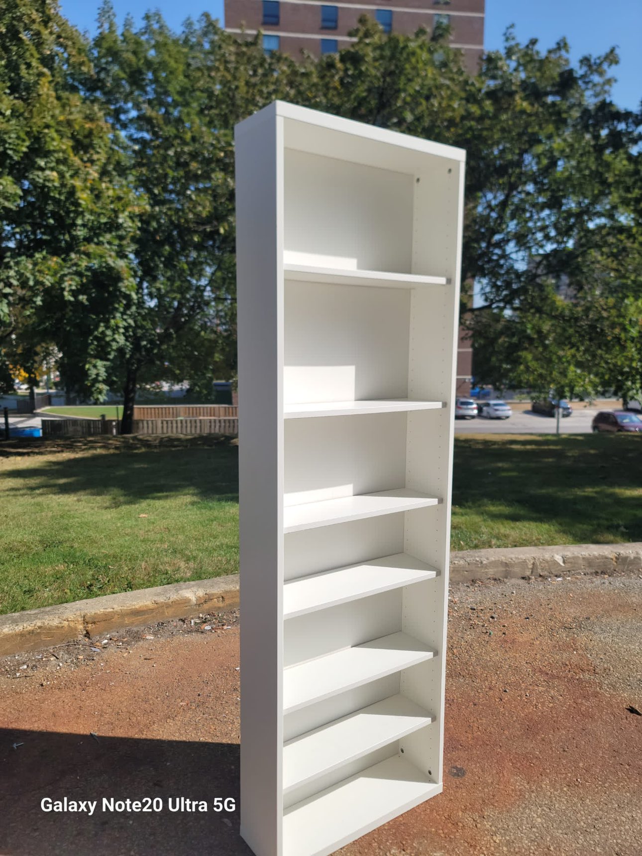 IKEA WHITE BOOK SHELF SIZE 23.5x8H76