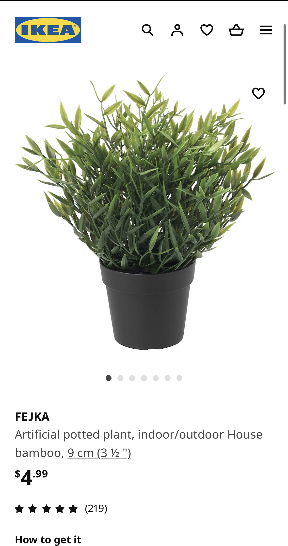 Ikea artificial plants (set of 4) - photo 4