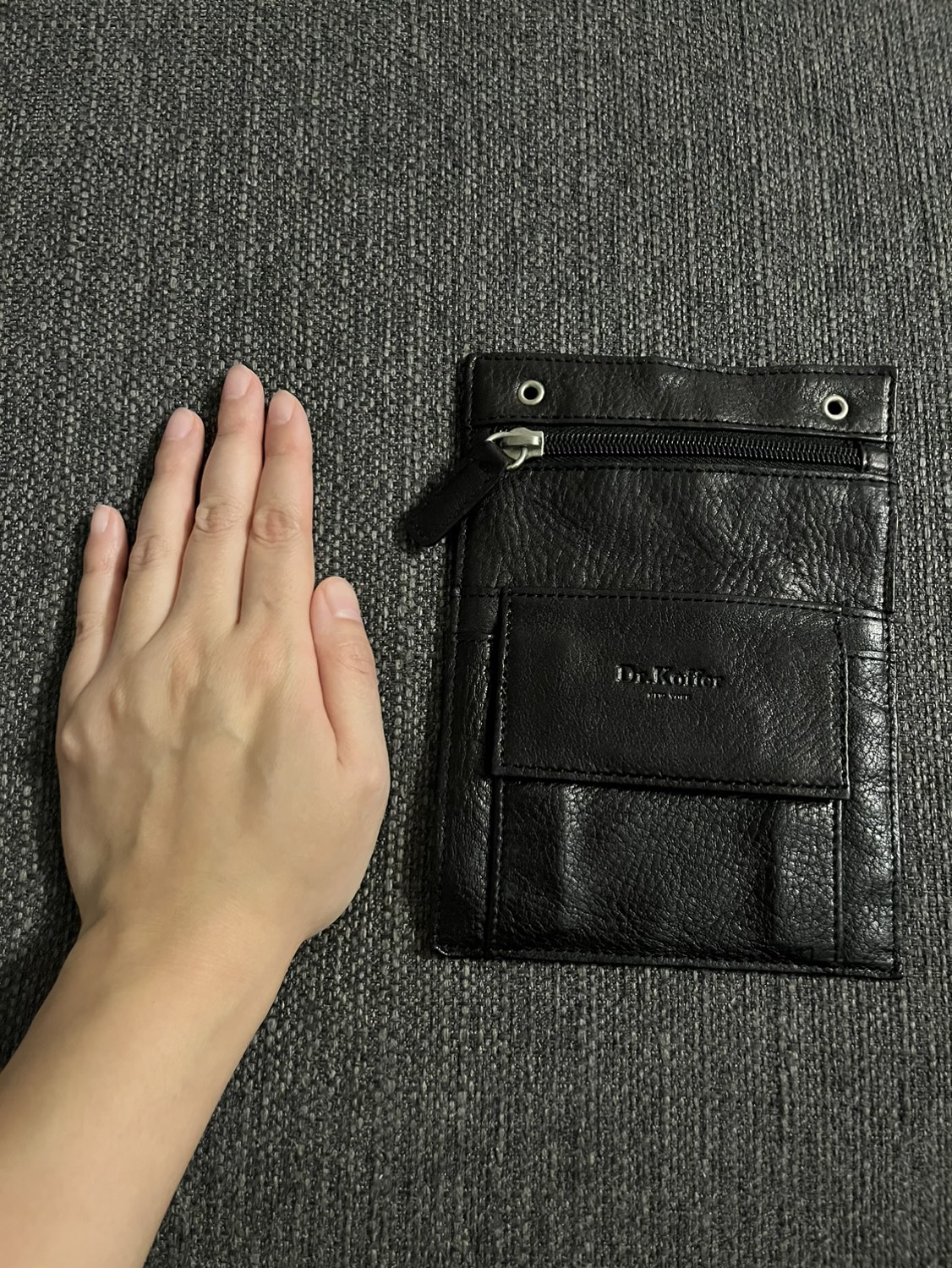 Leather document holder - photo 3