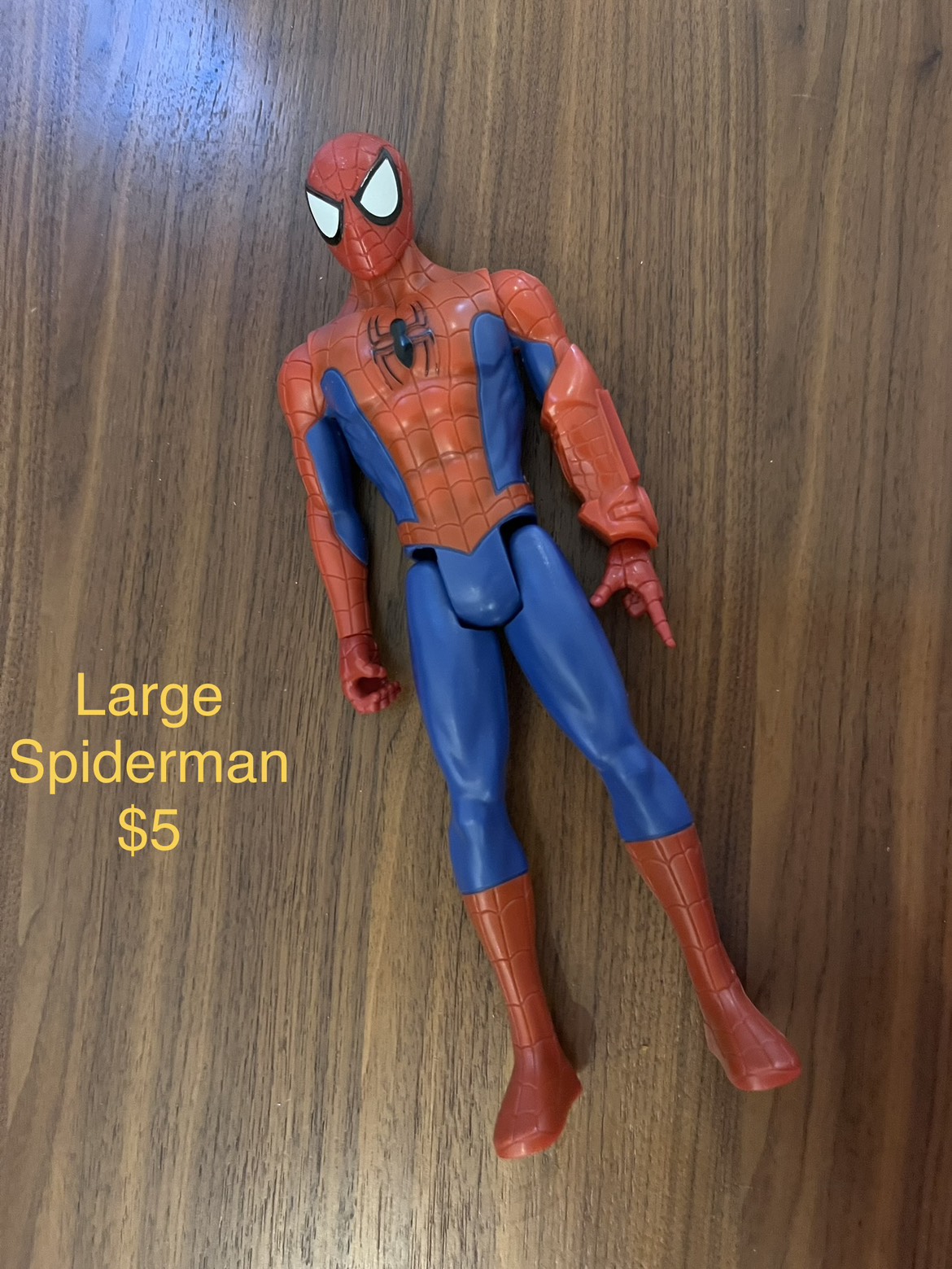Large spiderman figurine