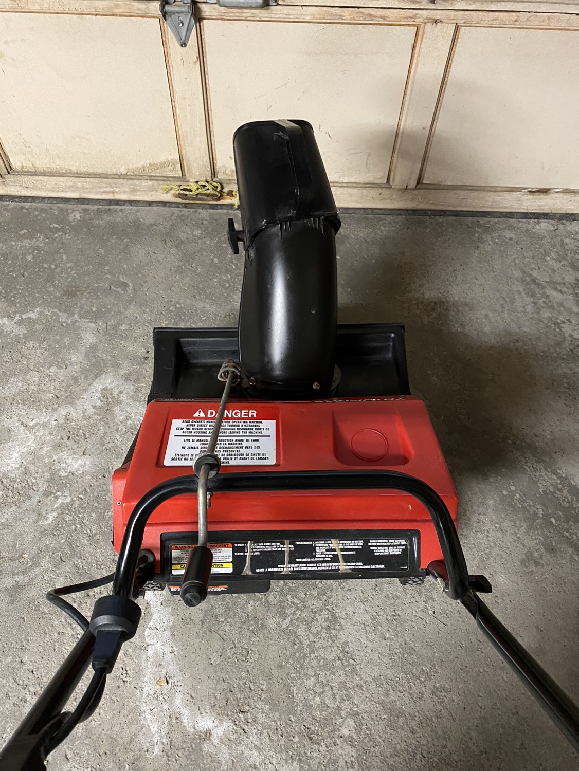 Selling Murray electric snowblower image indicator(2)