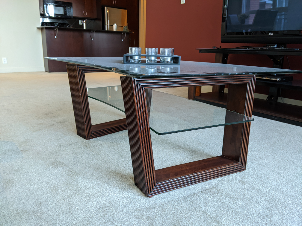 Glass Coffee Table - Must Pick Up on Tues Oct 17 - photo 3