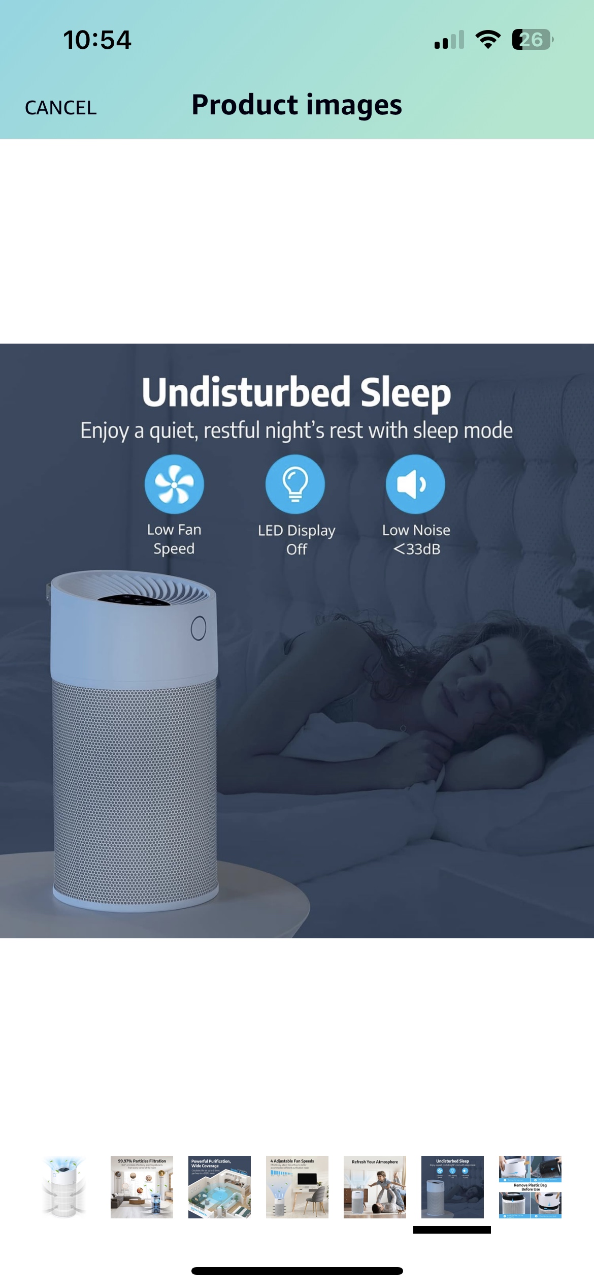 HEPA Air Purifier image indicator(6)