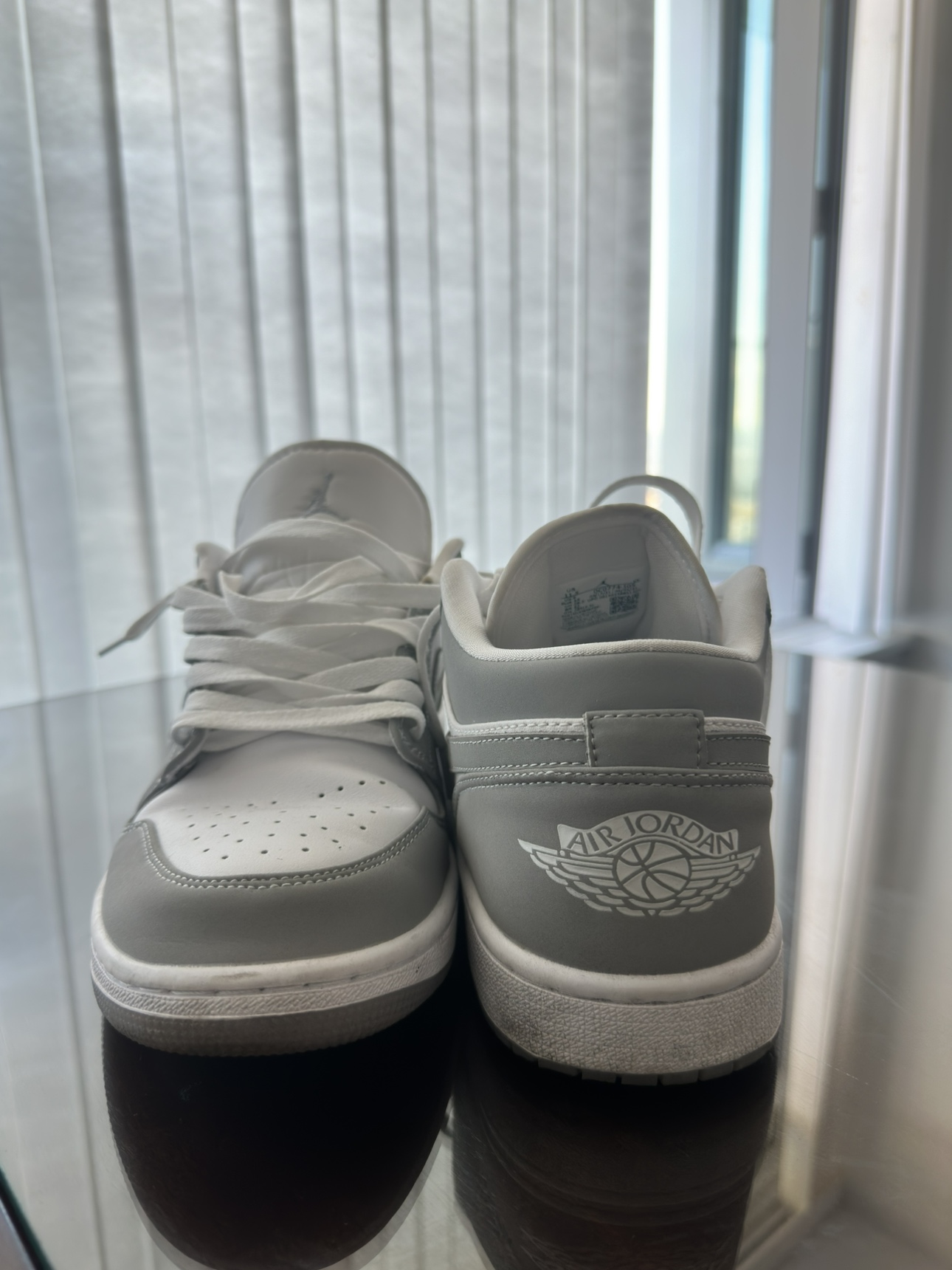 Nike Jordan 1 white grey - photo 2