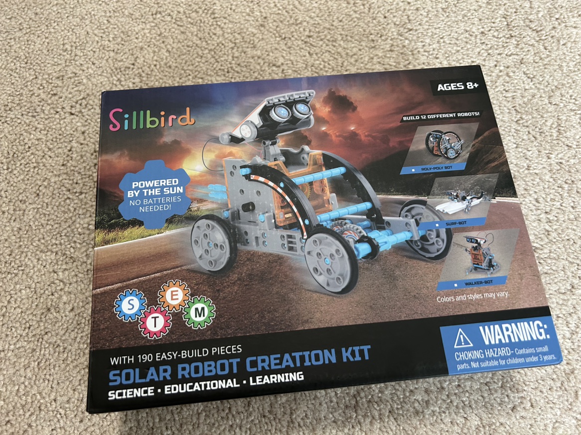 Sillbird solar robot creation kit.