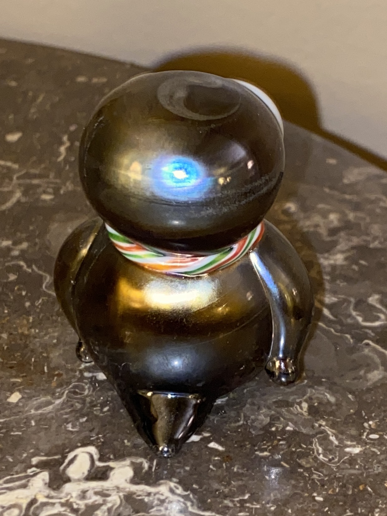 Vintage very cute glass penguin figurine/ firm price image indicator(9)