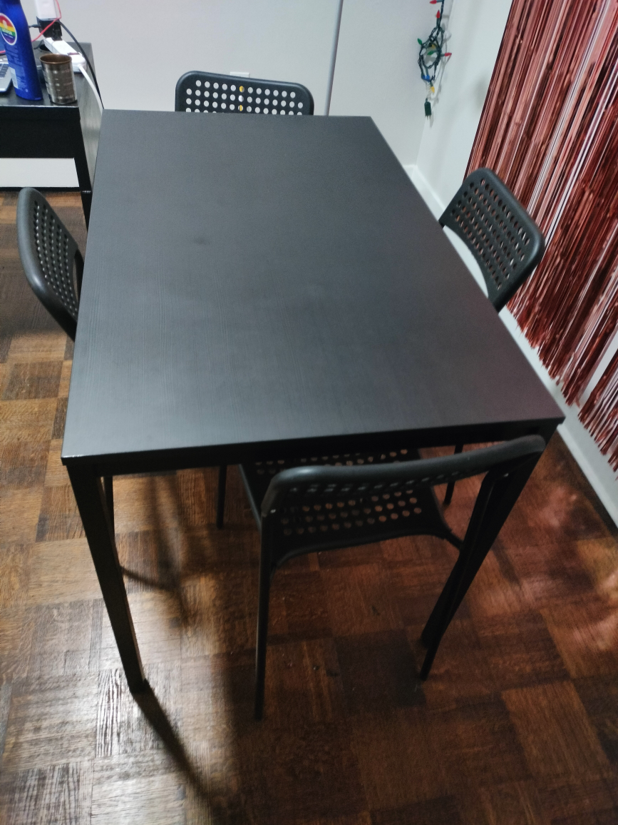 Ikea table + 4 chairs - photo 5