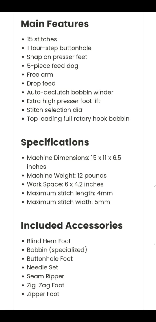 sewing machine image indicator(10)