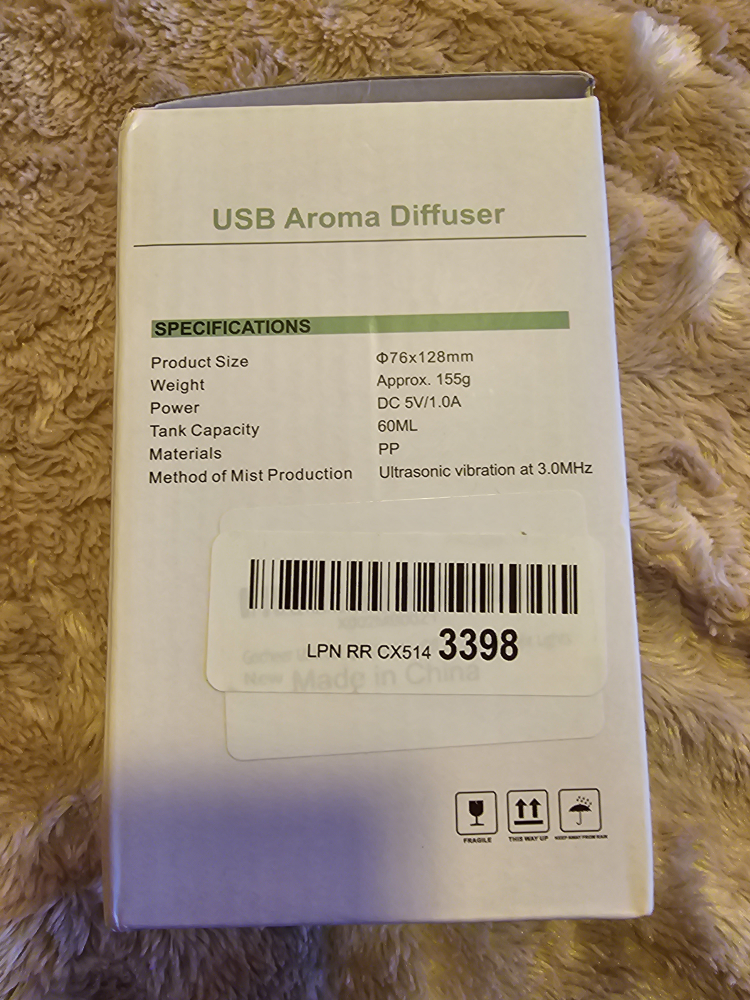Mini USB aroma diffuser-new in box - photo 2