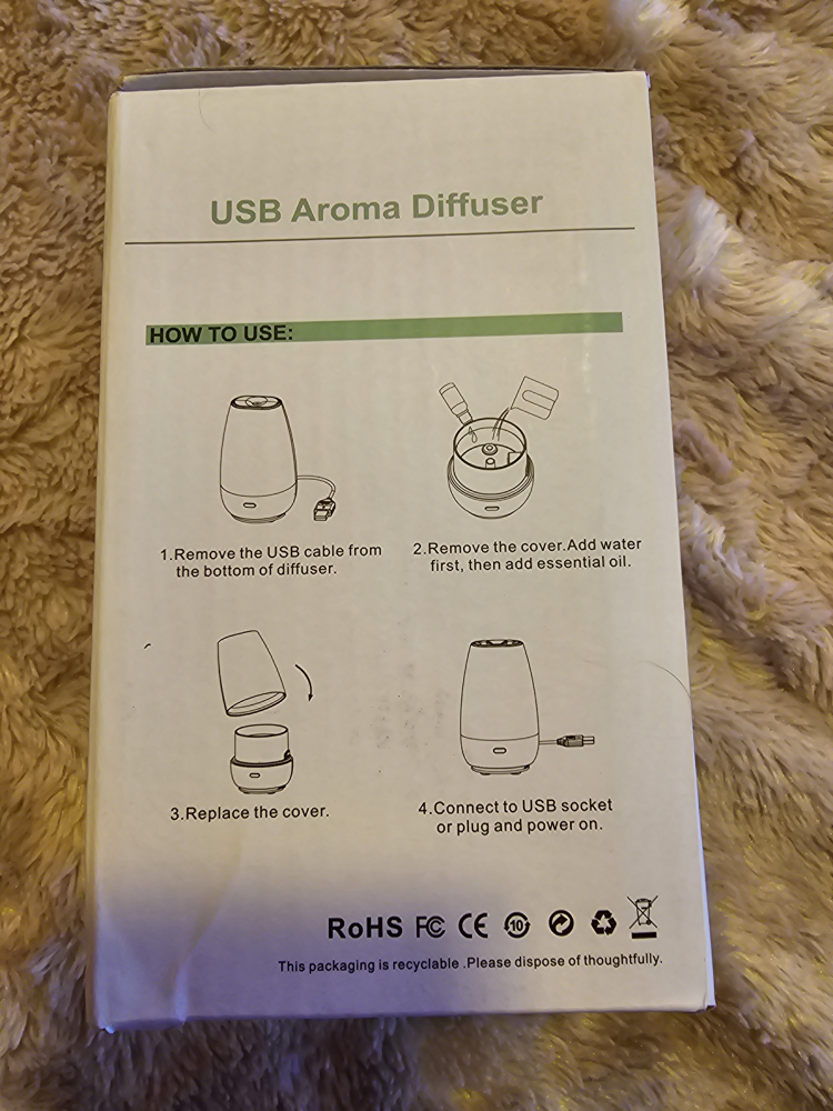 Mini USB aroma diffuser-new in box - photo 4