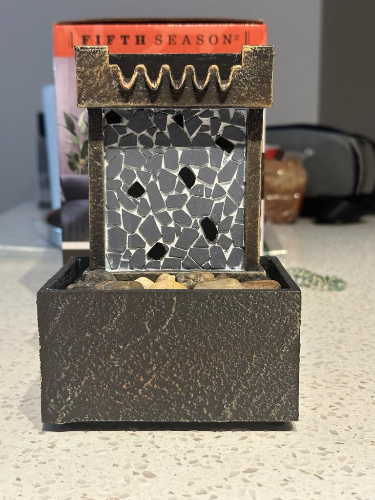 Mosaic Tranquility Water Fountain with LED Light thumbnail