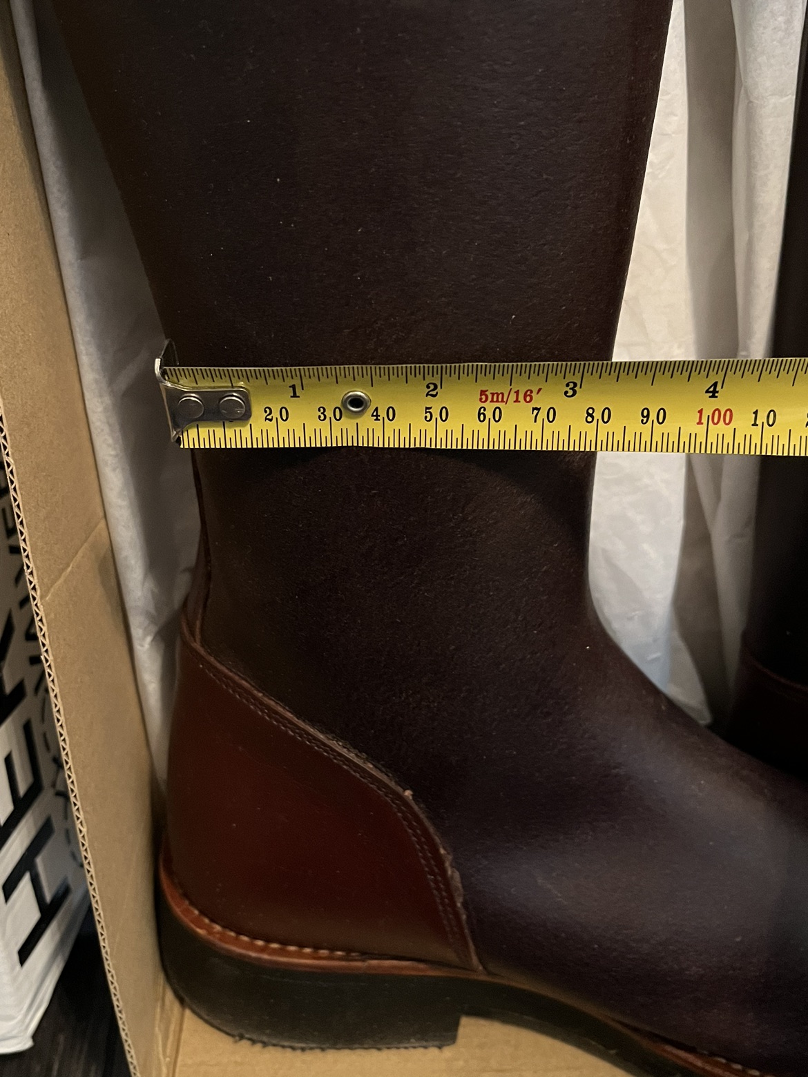 ** Brand New ** Leather Riding Boots size 38 (fit like 7.5) image indicator(5)