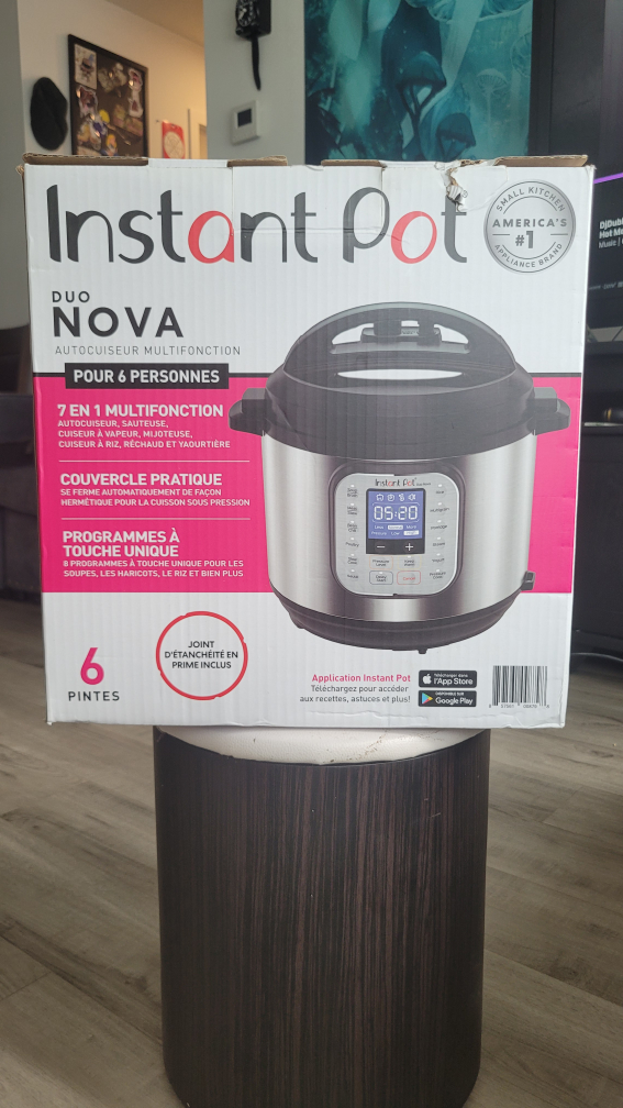 insta pot DUO NOVA60 6qt 7-in-1 Slow Cooker One Touch Cooking thumbnail