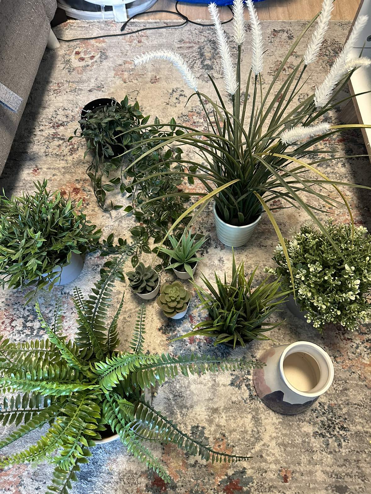 Ikea fake plants and pots - photo 3
