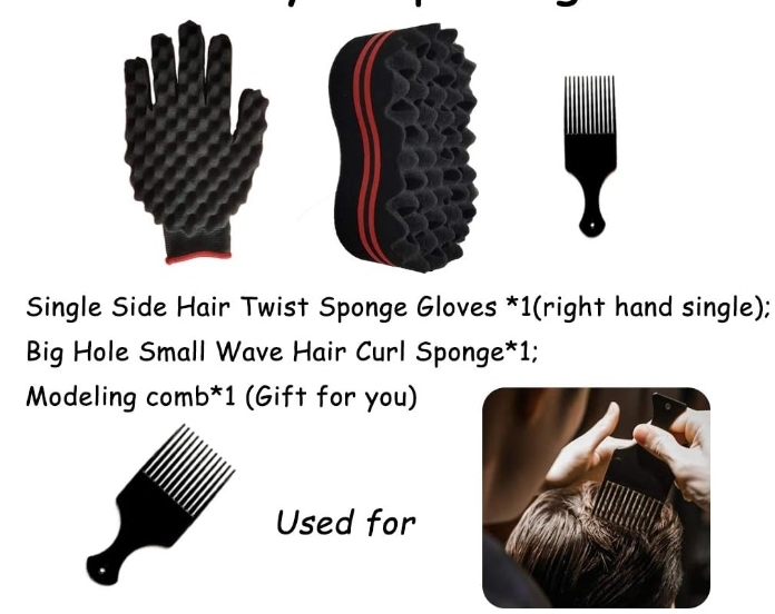 Hair Twist Brush+Glove - photo 4