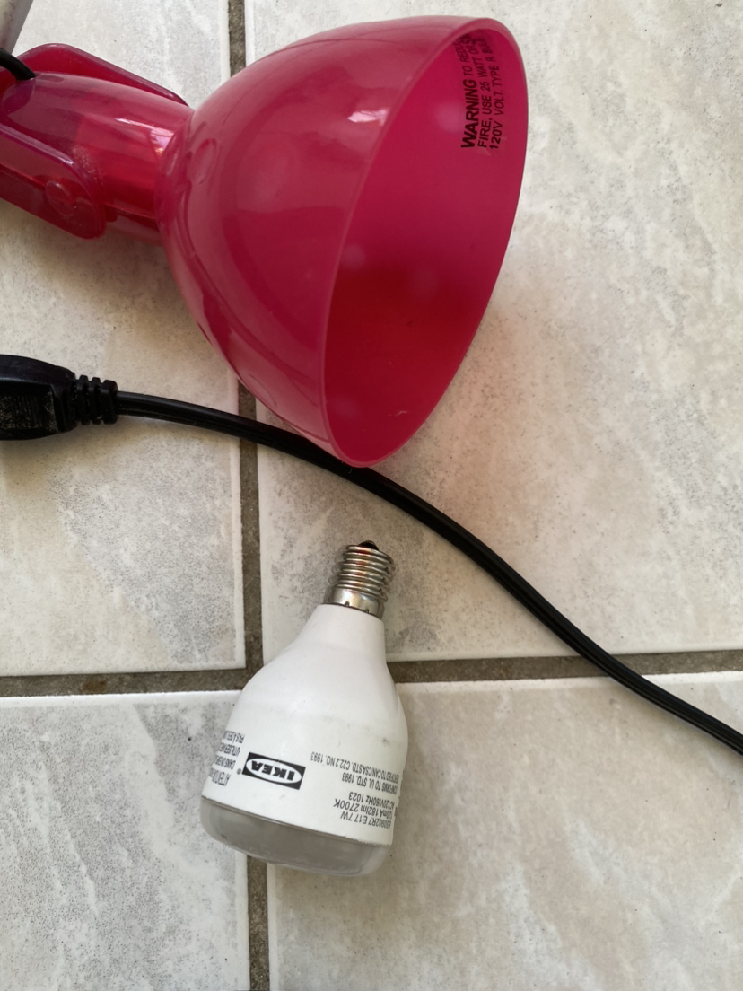 Ikea desk lamp with energy saving bulb image indicator(2)