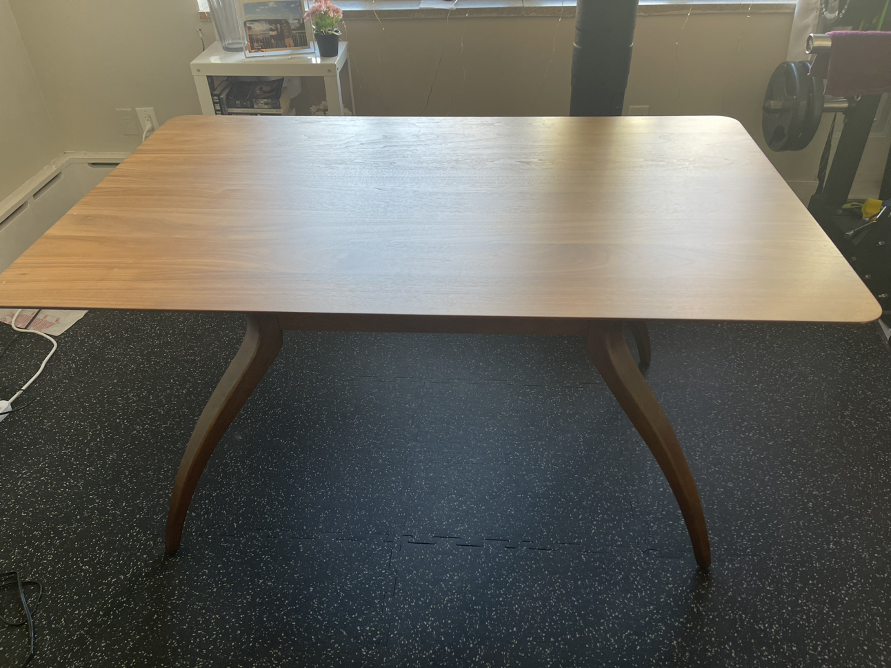 Elegant Walnut Dining Table