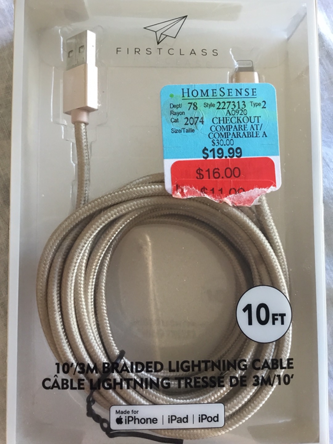 🦃 LONG lightning power CABLE for Iphone
