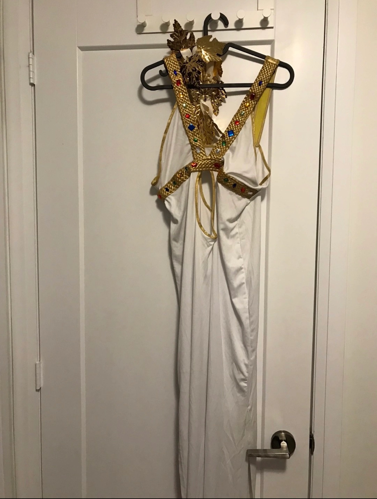 Greek goddess Halloween costume with headband thumbnail