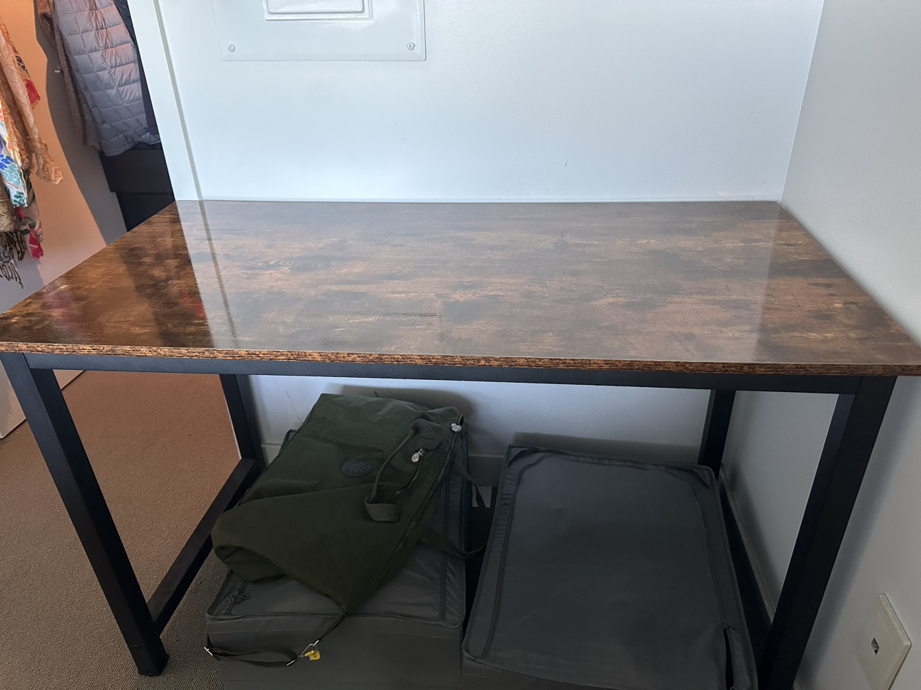 Wood office desk