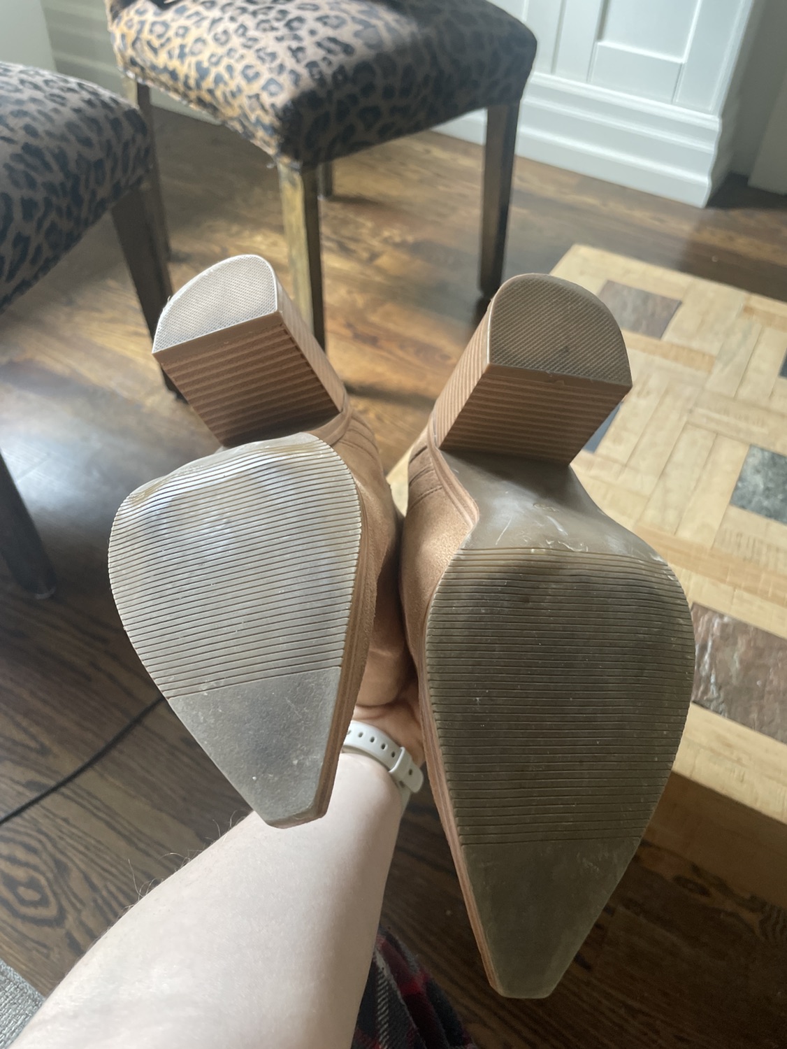 Faux Suede Tan Booties - photo 3