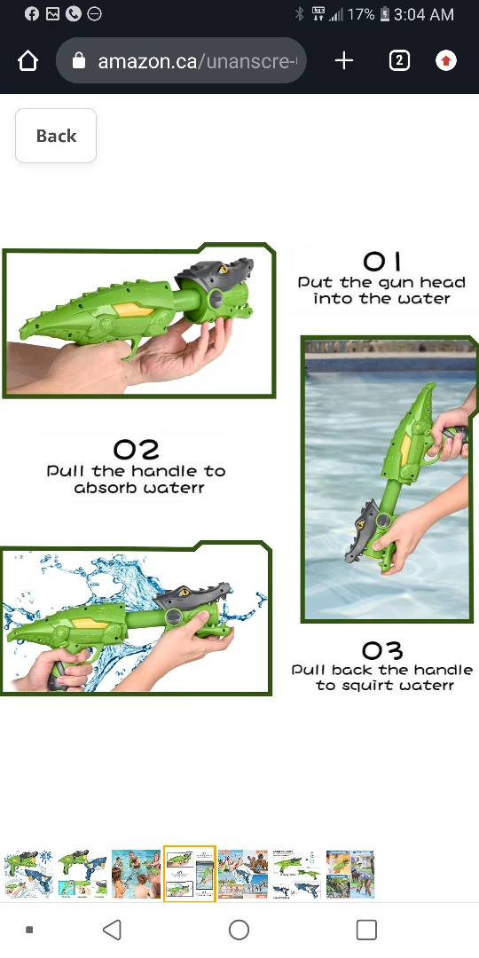 NEW!   2 Pack Water Gun - photo 4