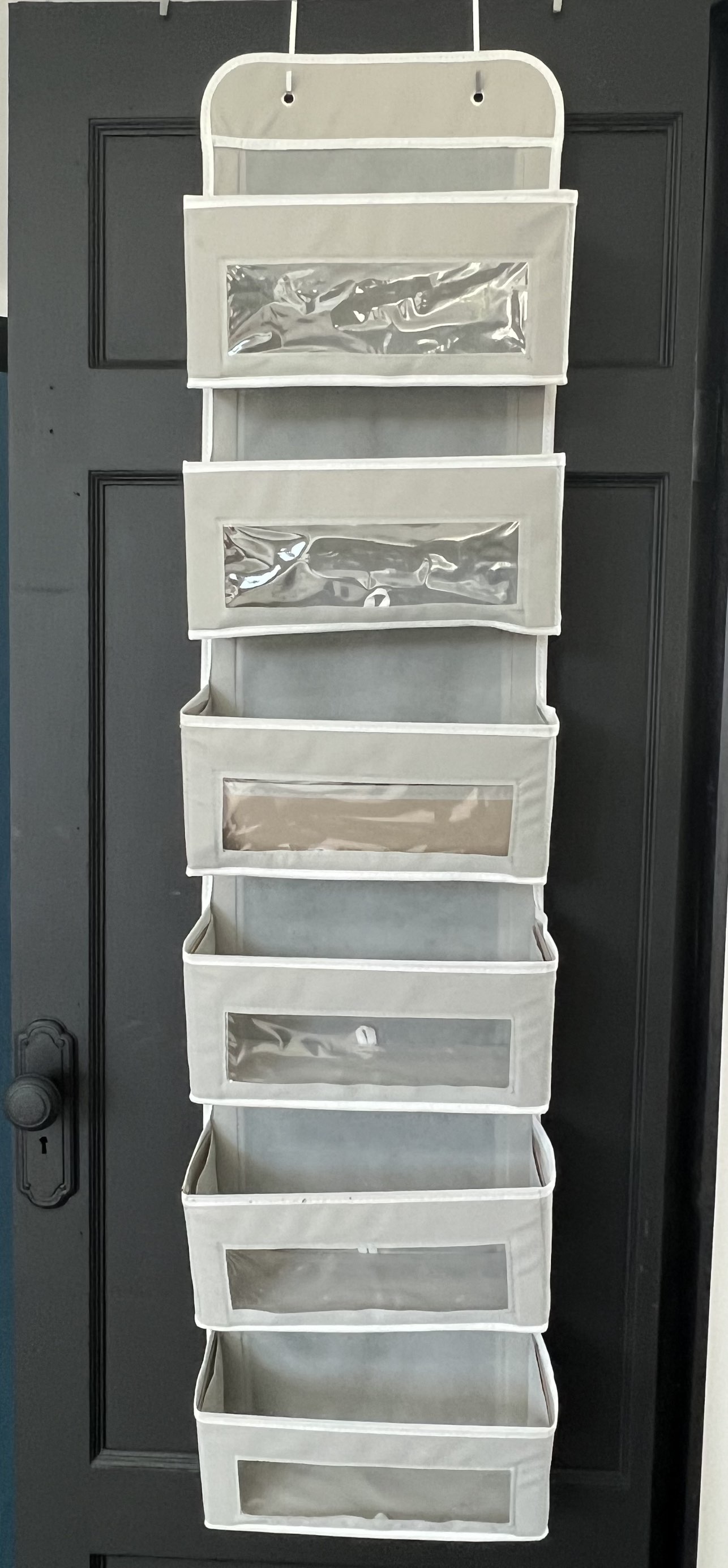 6 compartment over the door hanging organizer