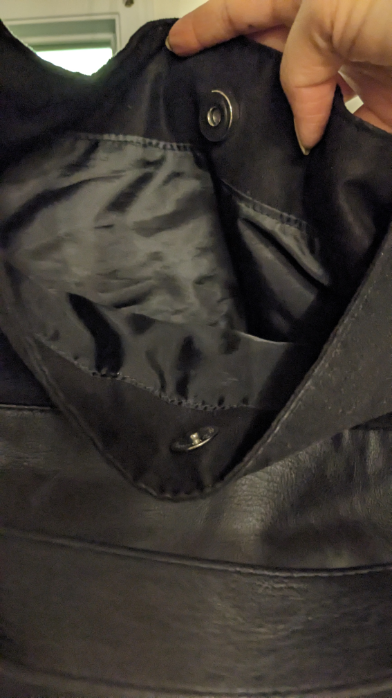 black tote purse #freecycle - photo 3