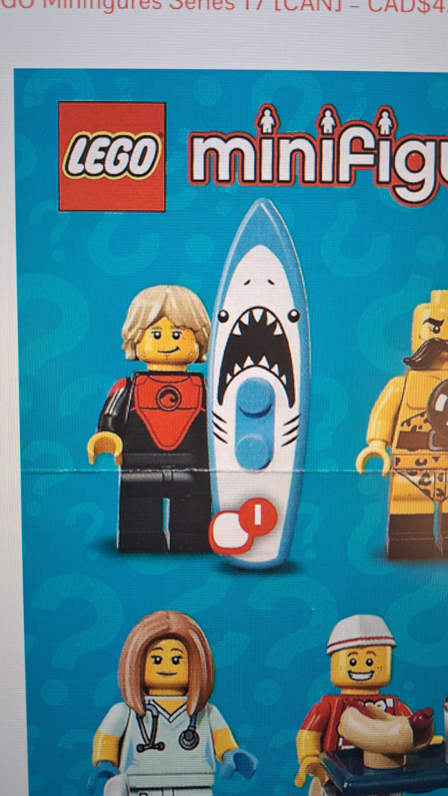 4 Lego Blind bag minifigs Series 19, 17 image indicator(3)