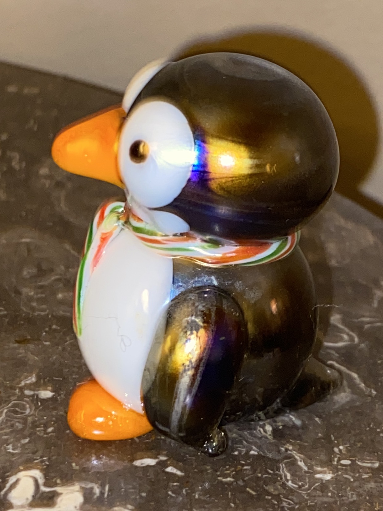 Vintage very cute glass penguin figurine/ firm price image indicator(8)