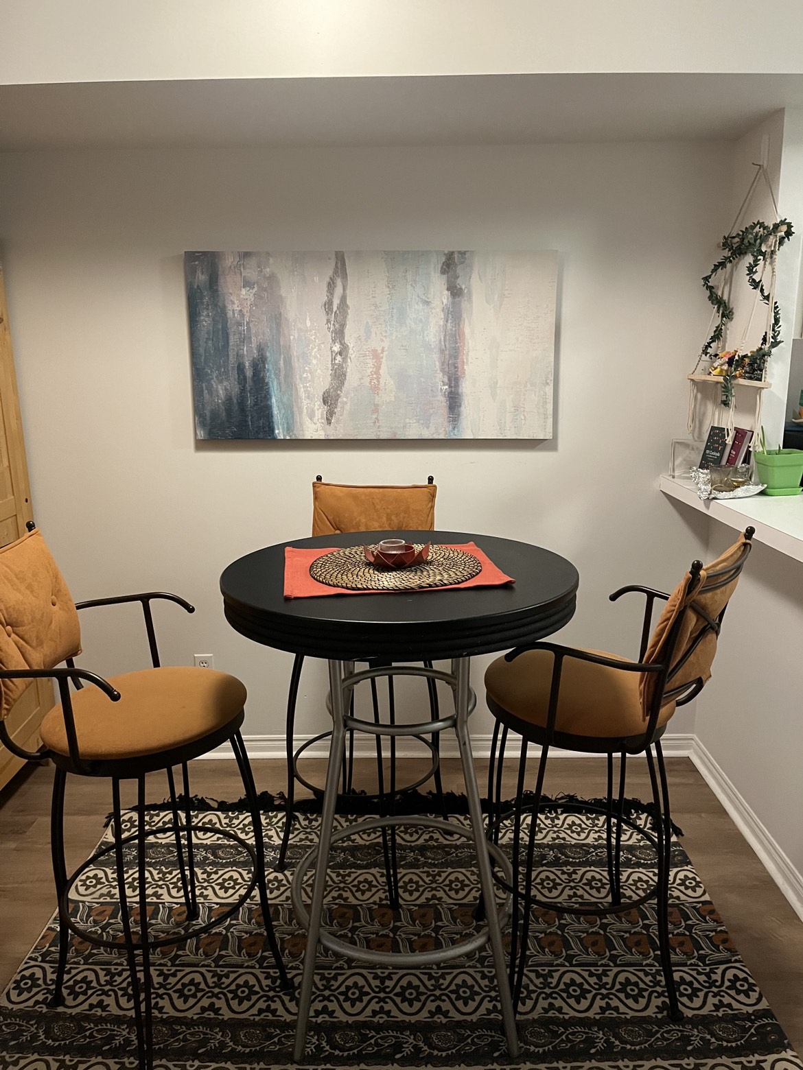 Dining table with chairs