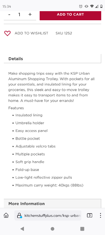 Shopping Cart by Kitchen Stuff Pluss - photo 4