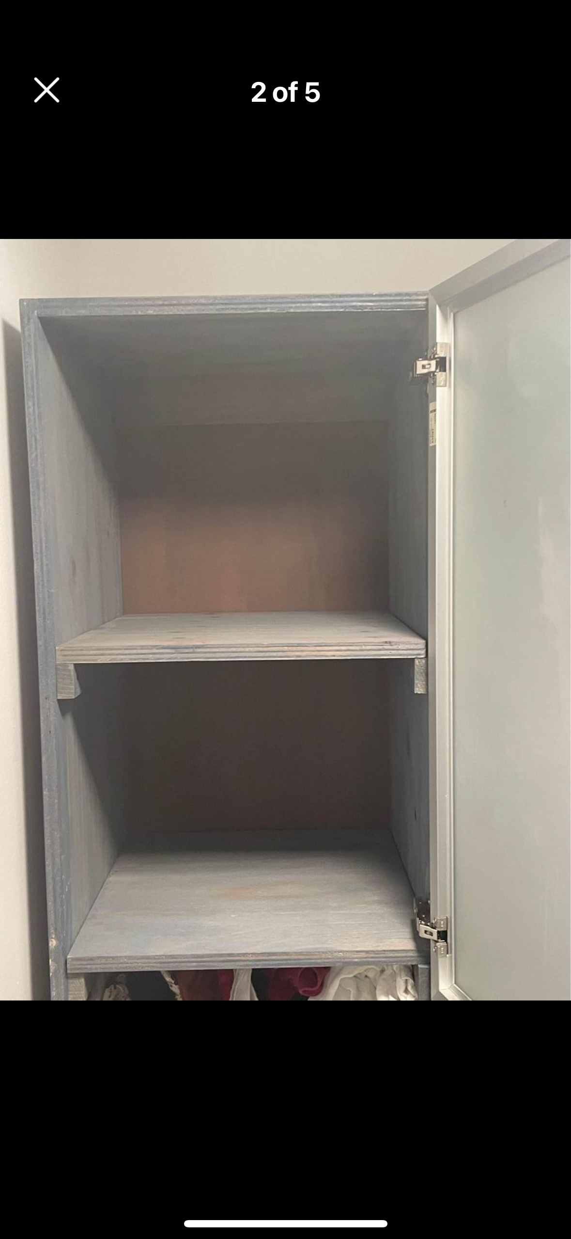 Two custom made storage cabinets - photo 2
