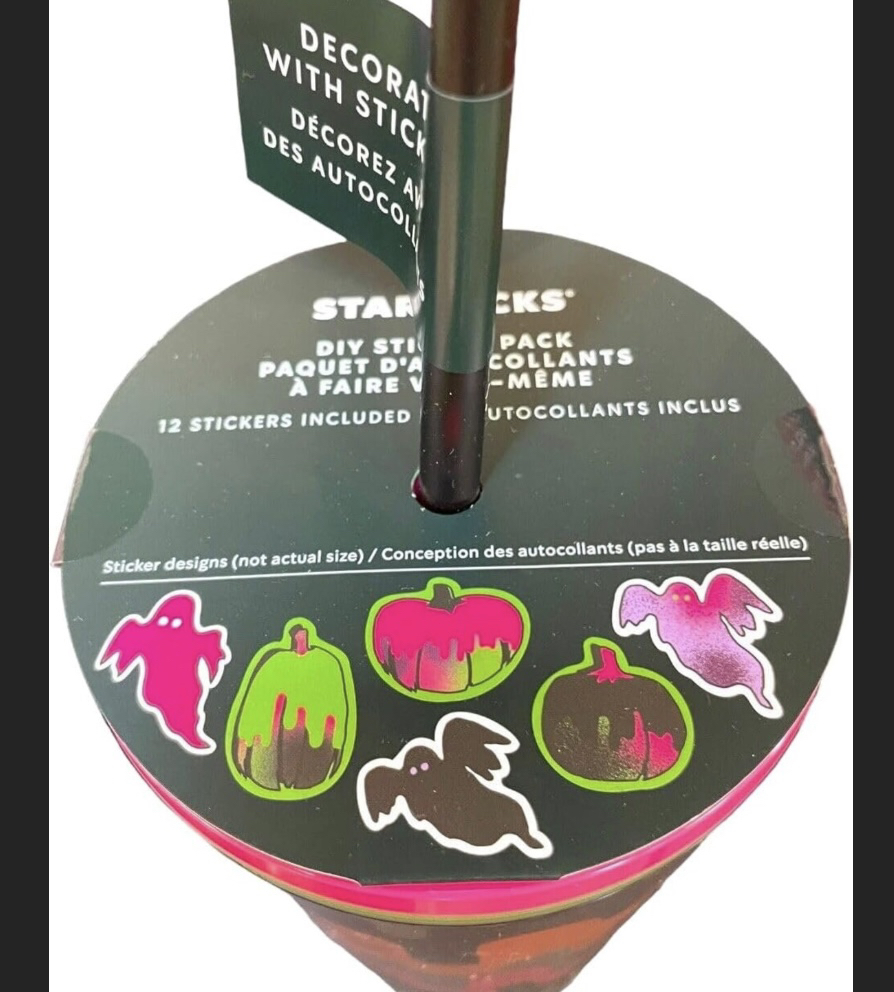 ✨✨Starbucks 16oz Cup w/DIY Stickers image indicator(4)