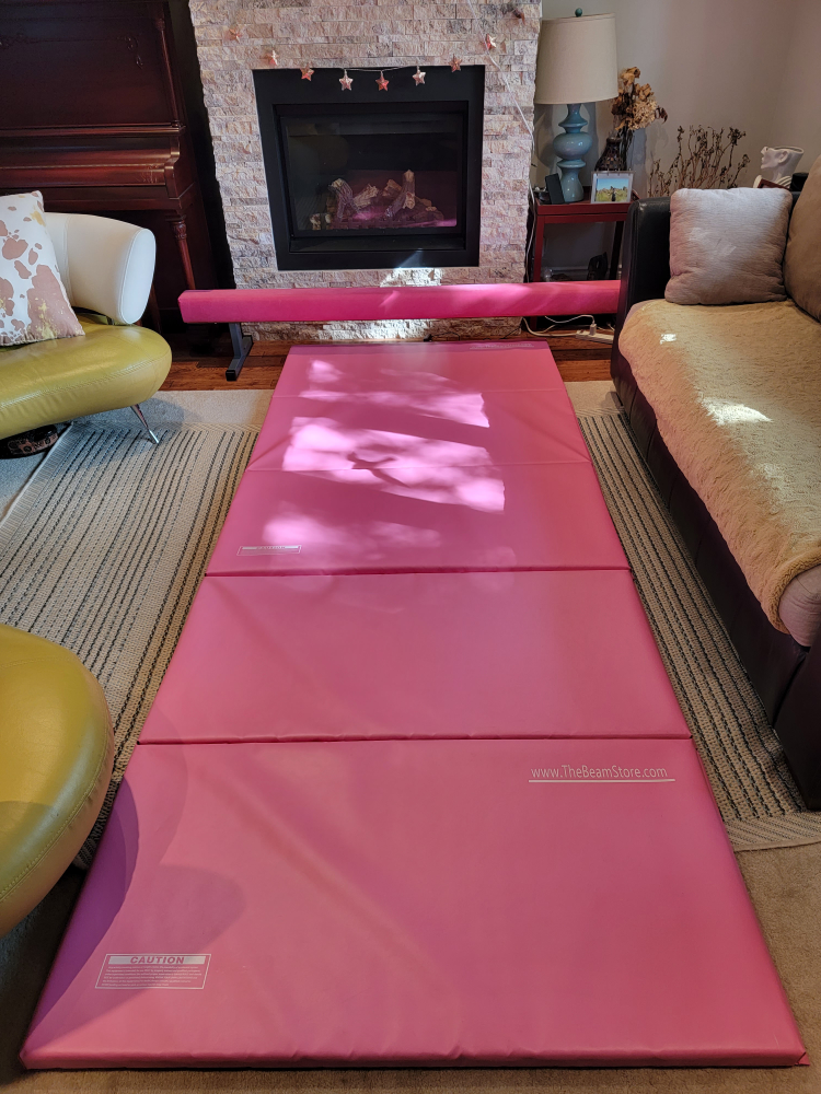 🦃 4' X 10' X 2" FOLDING GYMNASTICS PANEL MAT; Beam Store