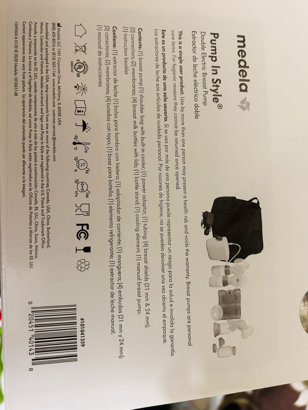 Brand new Medela pump in style double electric breast pump thumbnail