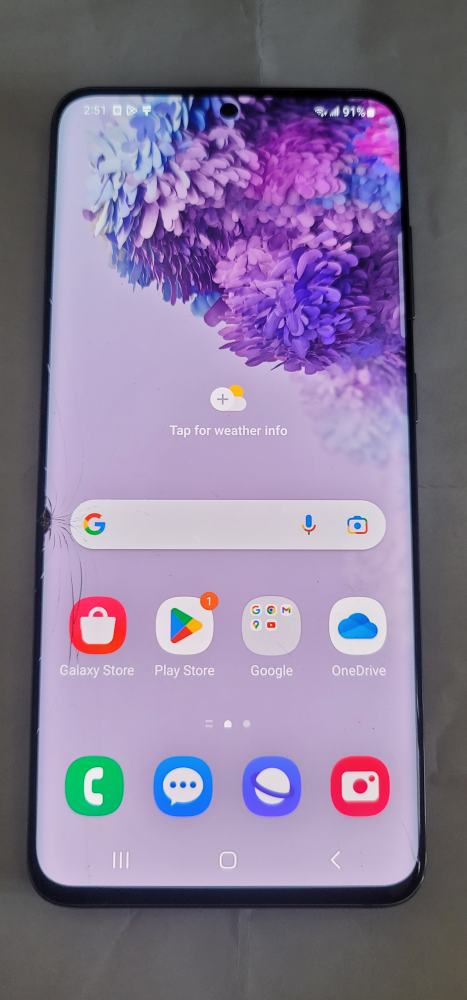 Samsung S20! Crack Screen! 128GB/Unlocked! $140 Firm!