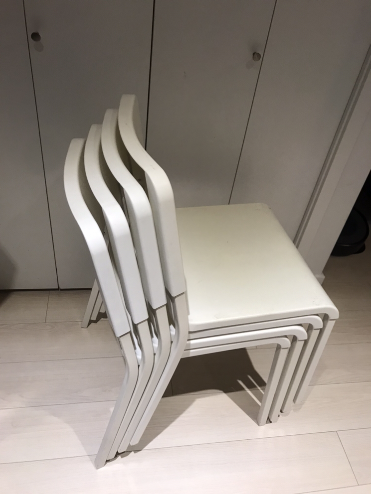 IKEA White chairs (4) - photo 3