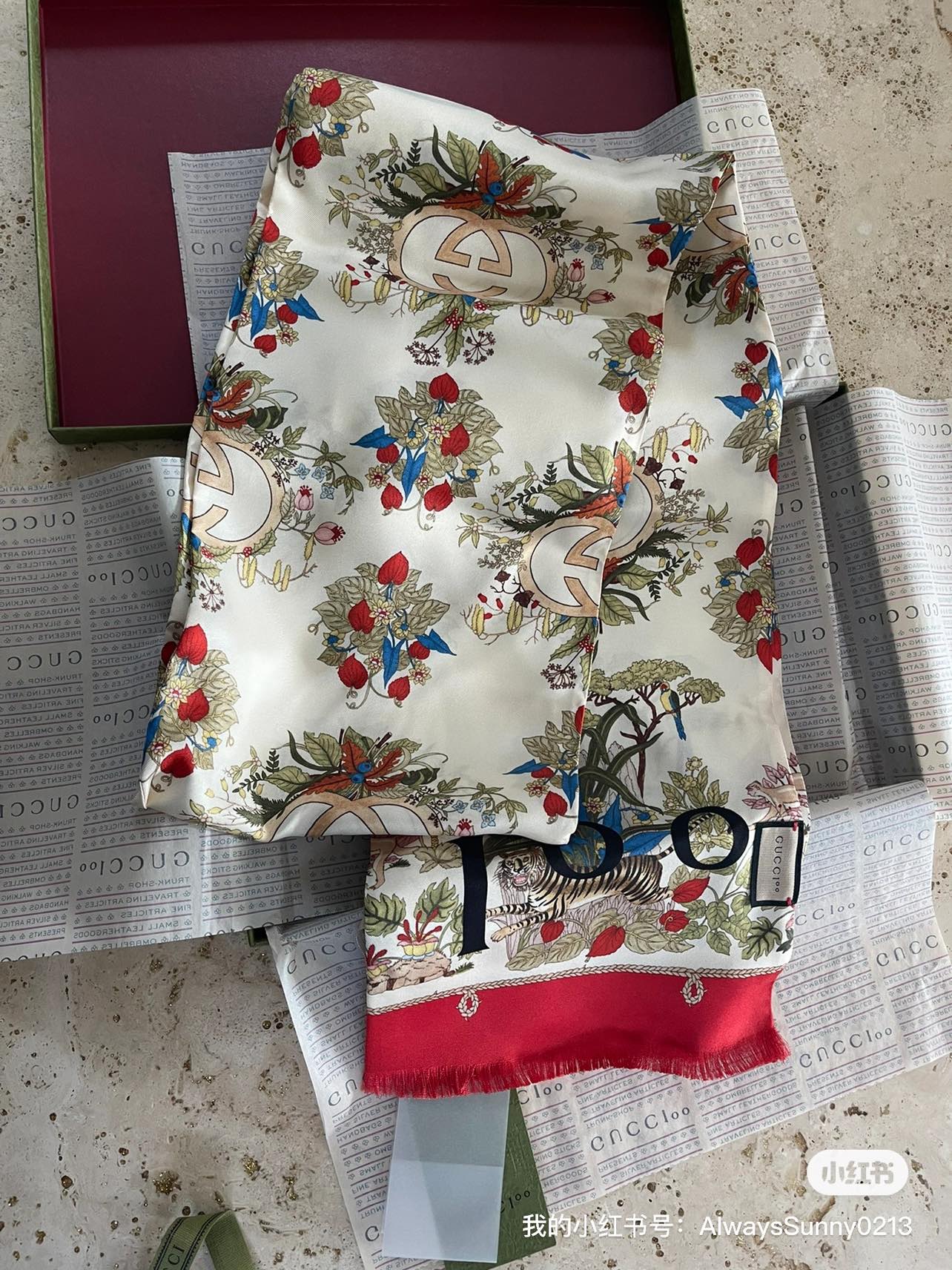 Brand new Gucci silk scarf $200 sold - photo 2