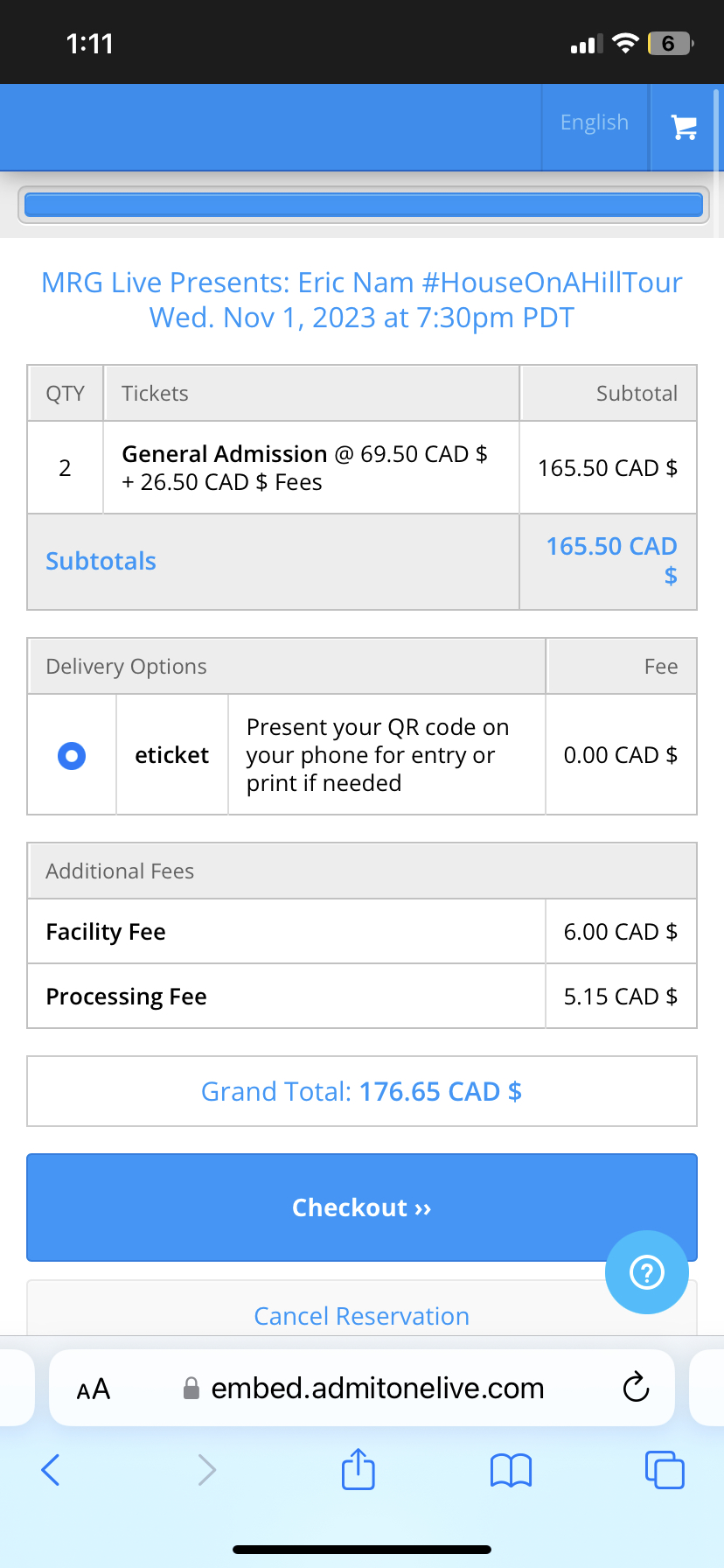 Eric nam house on a hill concert tickets - photo 4