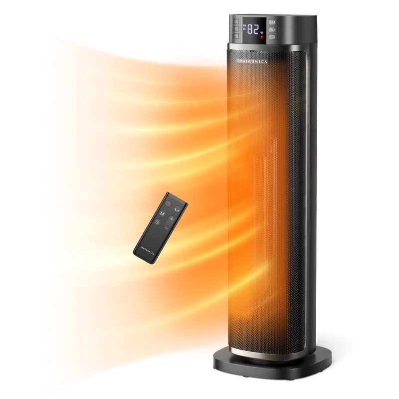 Heater, Ceramic Tower Heater with Eco Mode