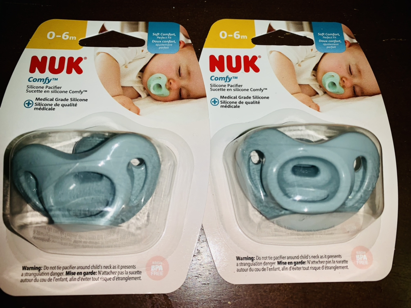 NUK pacifier x2 brand new 0-6 months thumbnail