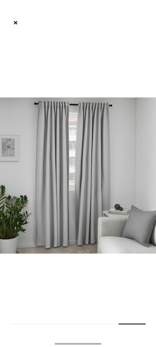Ikea VILBORG curtains thumbnail
