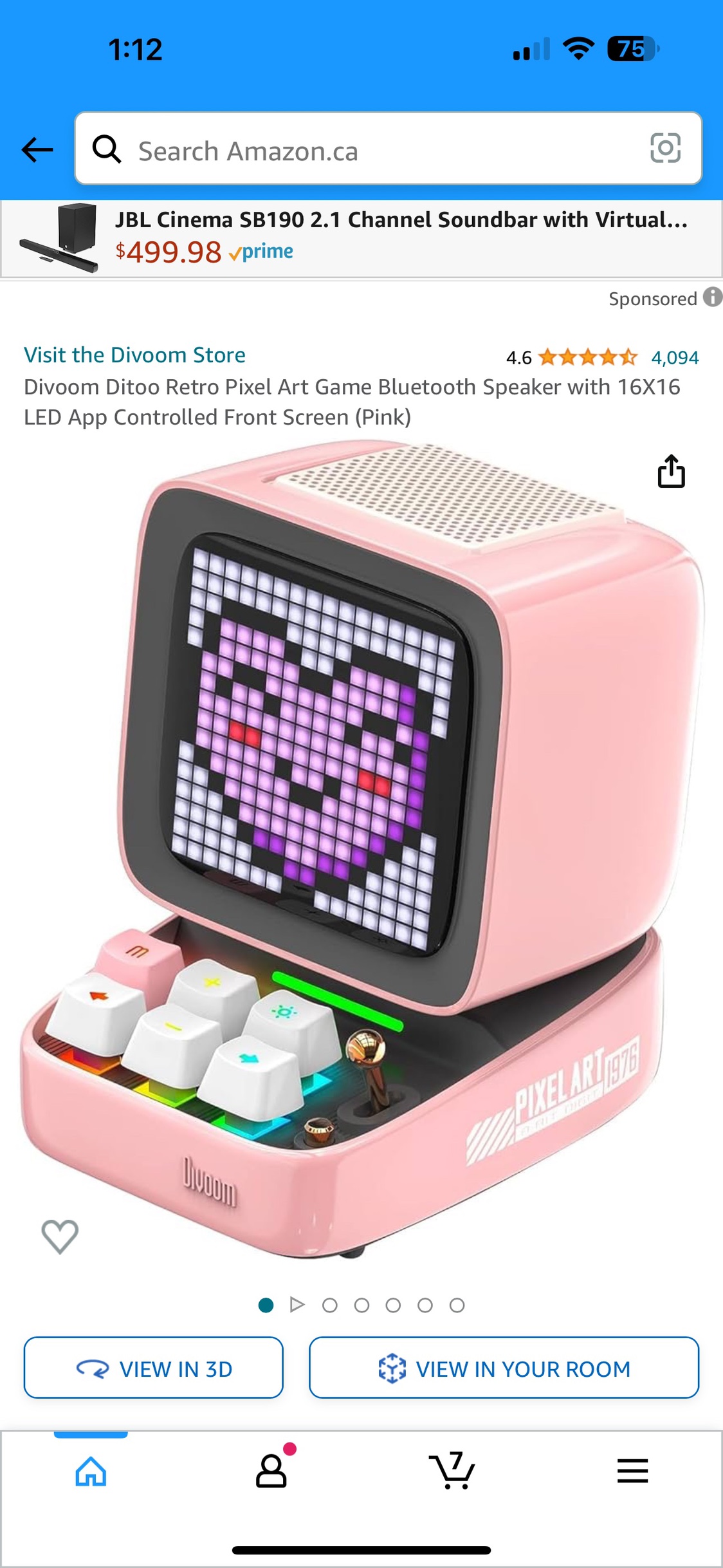 Divoom Ditoo Speaker and bunny phone stand