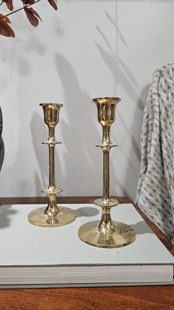 brass candlestick holder thumbnail