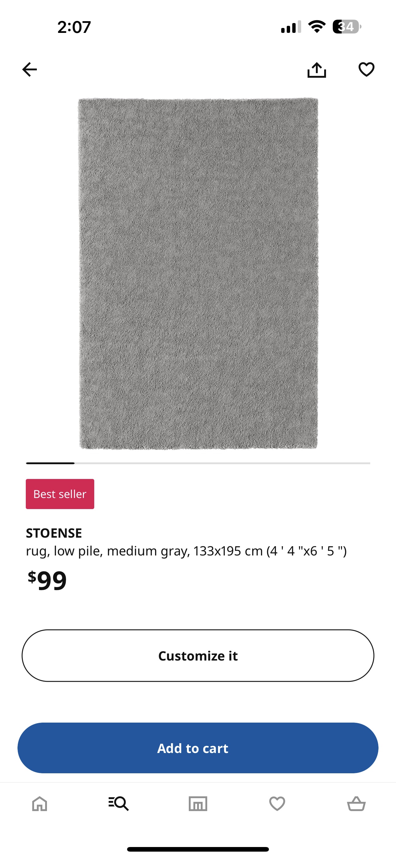 Ikea rug stoense - photo 5