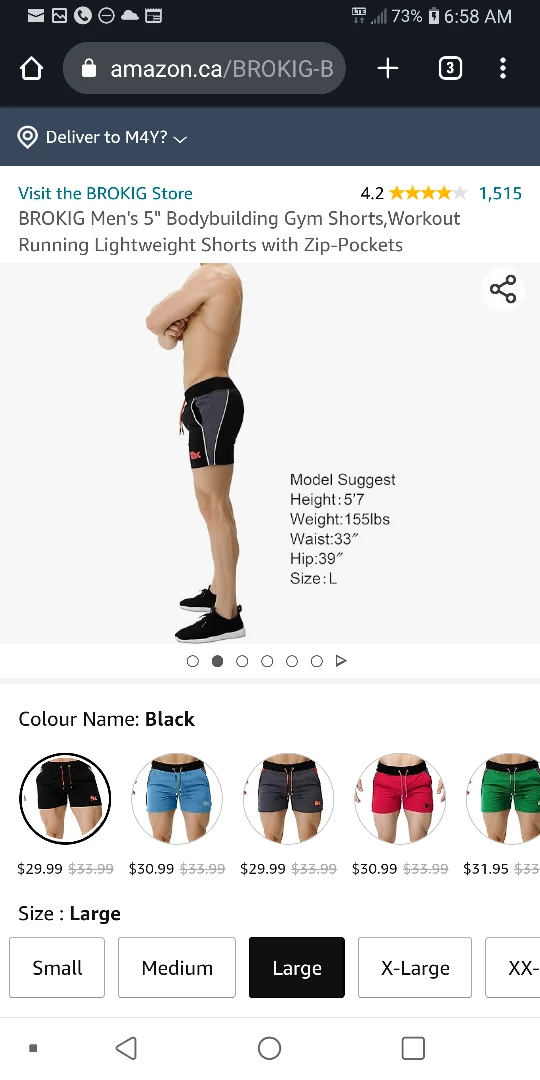 NEW!   Men's Gym Shorts - photo 3